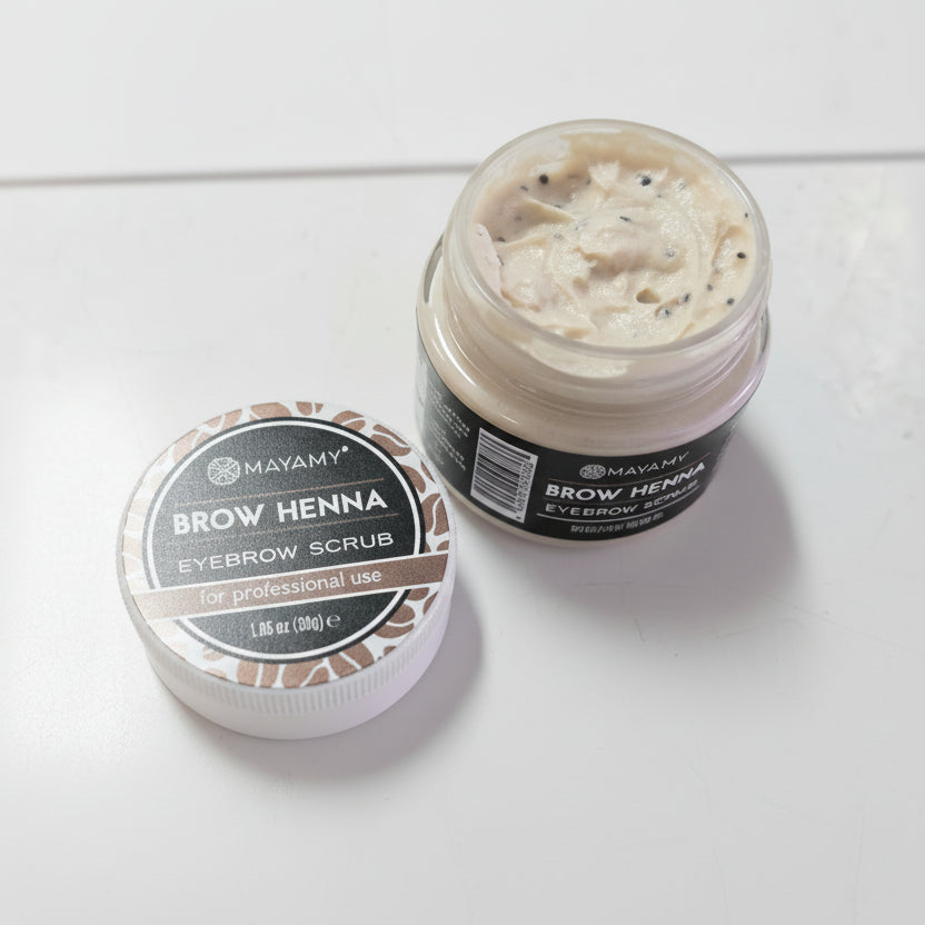 Mayamy Brow Henna eyebrow Scrub - 30g