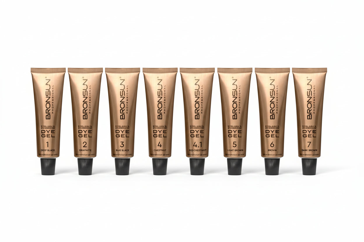 BRONSUN - Eyelash and Eyebrow Dye (Hybrid Dye) -Bundle Pack