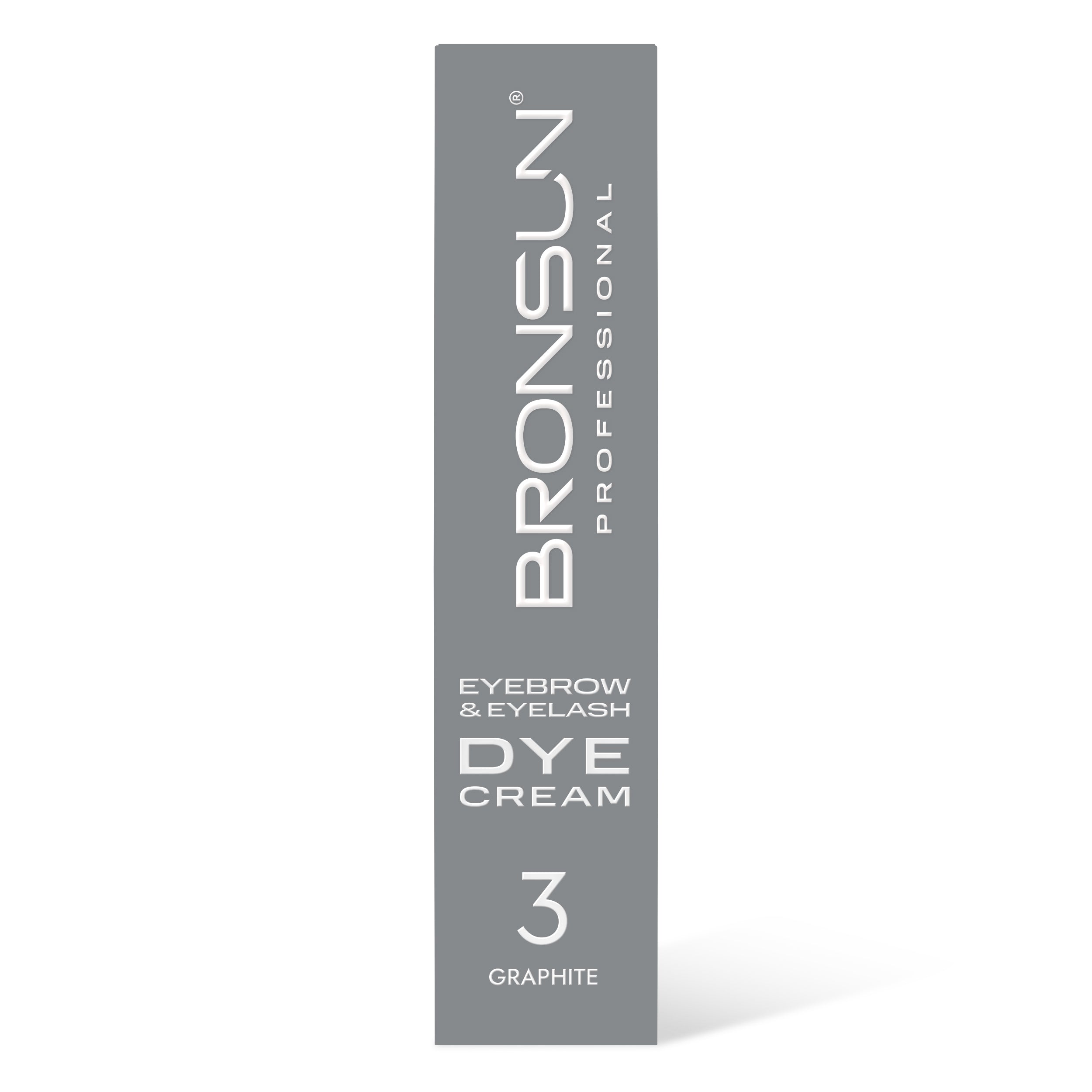 Bronsun Eyelash & Eyebrow Dye Cream -Graphite#3