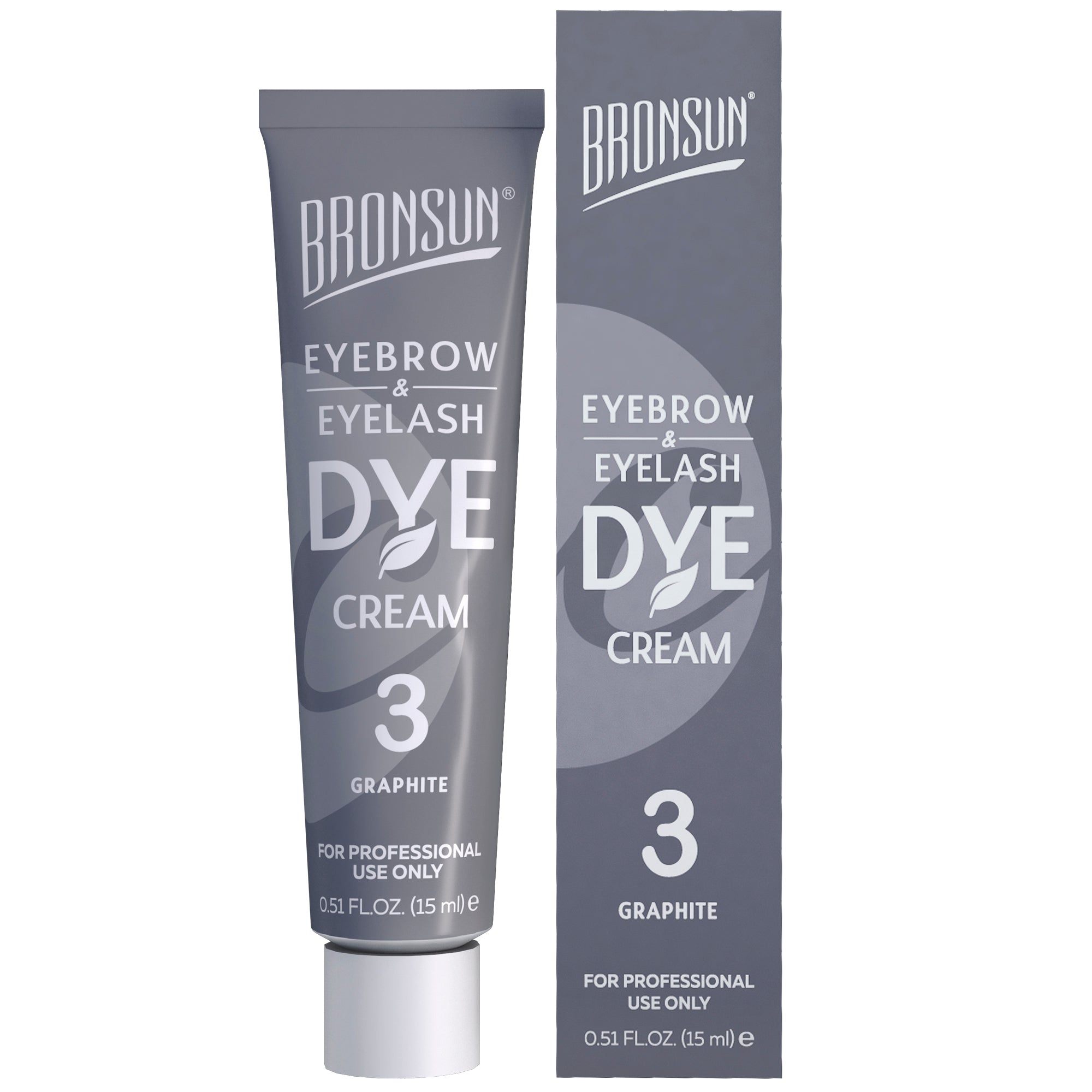 Bronsun Eyelash & Eyebrow Dye Cream -Graphite#3