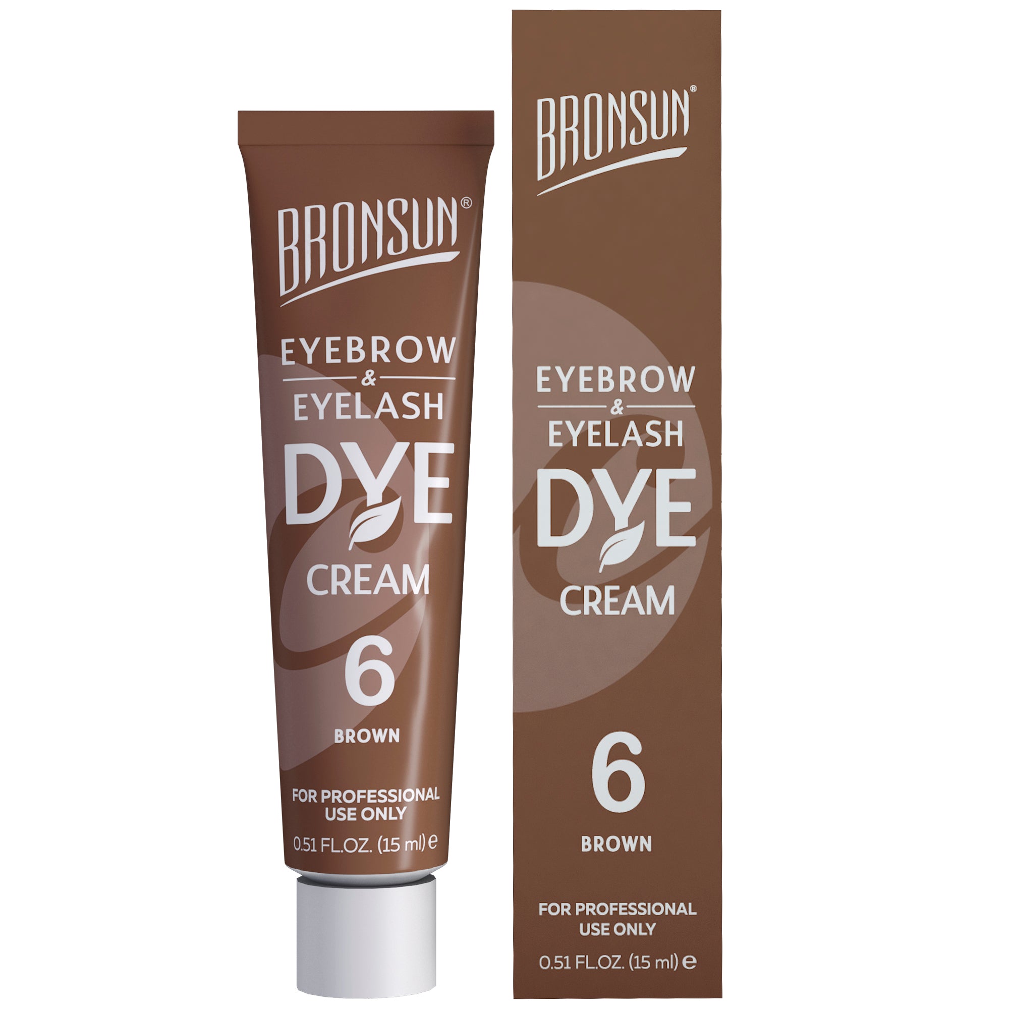 Bronsun Eyelash & Eyebrow Dye Cream -Brown#6