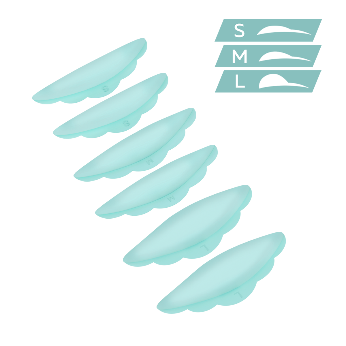 Silicone Pads Set Ultra Soft, 3 Sizes
