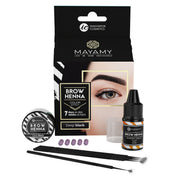 Mayamy Brow Henna Trial Set - Deep Black