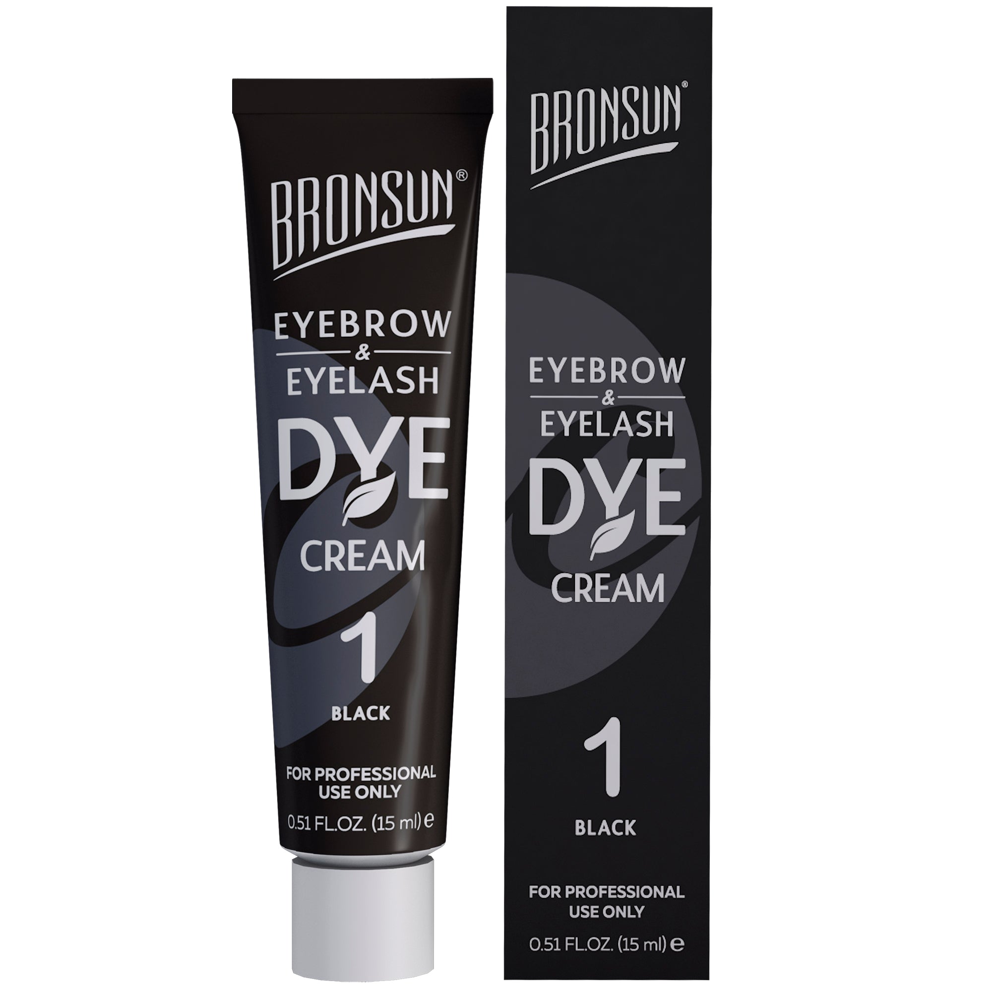 Bronsun Eyelash & Eyebrow Dye Cream - Black#1