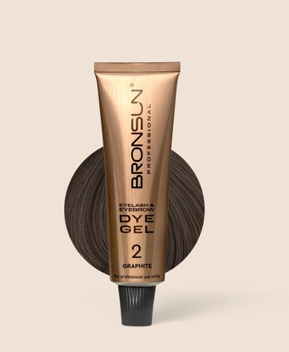 BRONSUN - Eyelash and Eyebrow Dye (Hybrid Dye) Graphite