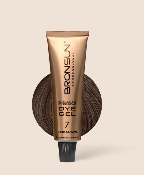BRONSUN - Eyelash and Eyebrow Dye (Hybrid Dye) Dark Brown