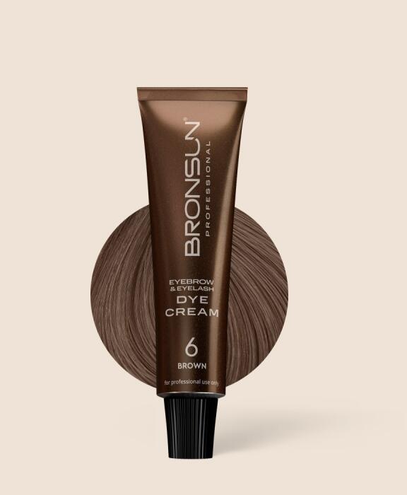 Bronsun Eyelash & Eyebrow Dye Cream -Brown#6