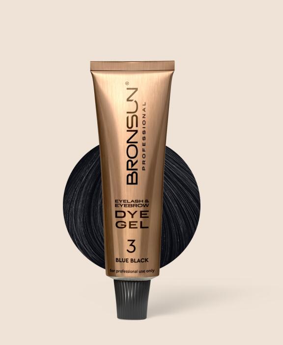 BRONSUN - Eyelash and Eyebrow Dye (Hybrid Dye) Blue Black