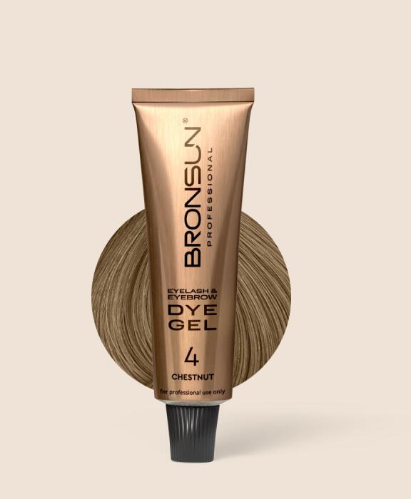 BRONSUN - Eyelash and Eyebrow Dye (Hybrid Dye) Chestnut
