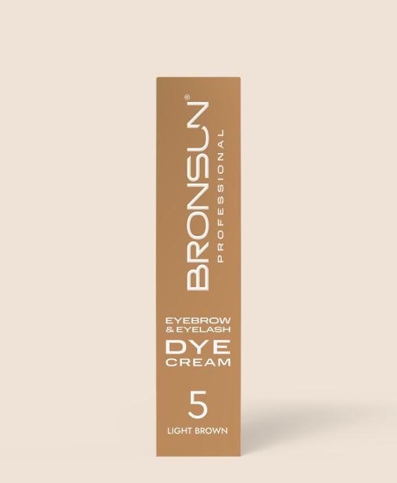 Crème Teinture Cils et Sourcils Bronsun - Brun Clair #5