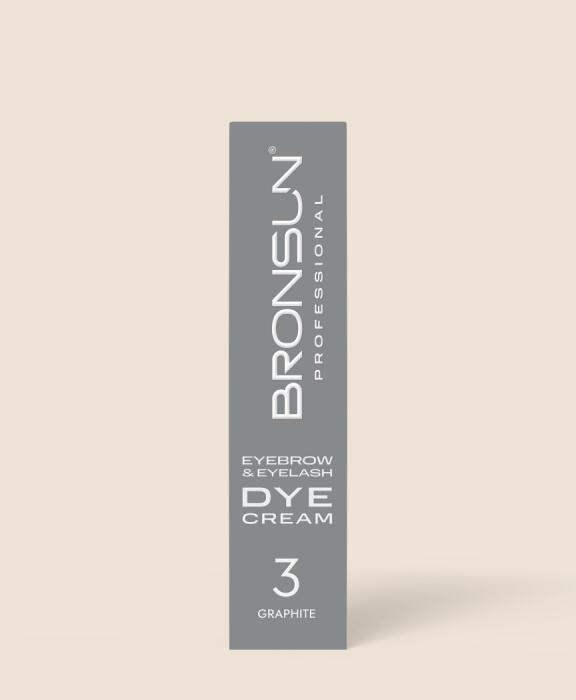 Bronsun Eyelash & Eyebrow Dye Cream -Graphite#3