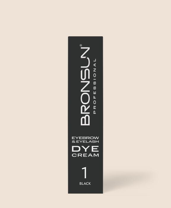 Crème Teinture Cils et Sourcils Bronsun - Noir #1