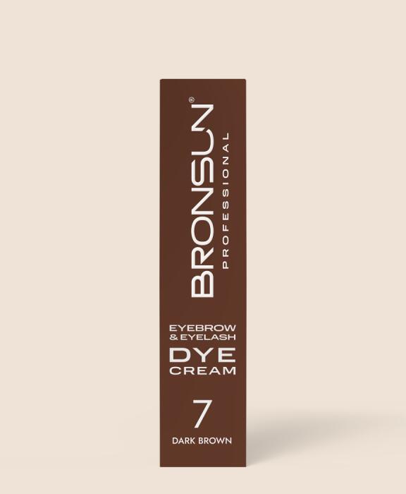 Bronsun Eyelash & Eyebrow Dye Cream - Dark Brown #7