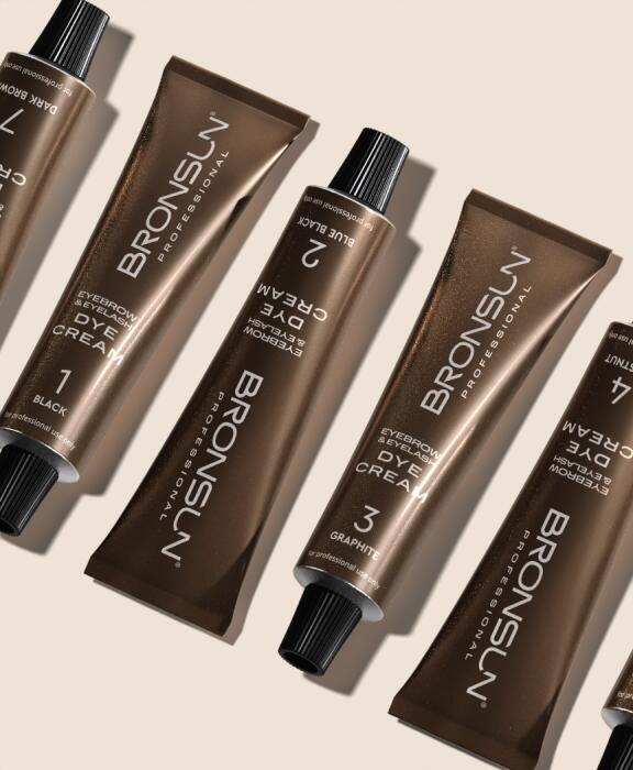 Bronsun Eyelash & Eyebrow Dye Cream - Dark Brown #7