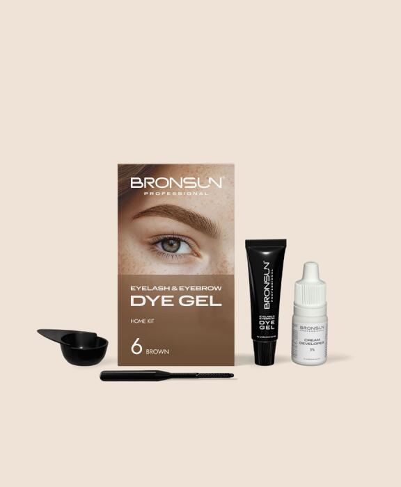 Bronsun Eyelash & Eyebrow Dye Homekit Brown