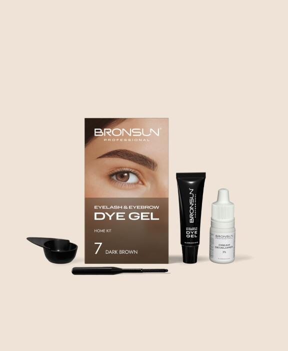 Bronsun Eyelash & Eyebrow Dye Homekit Dark Brown