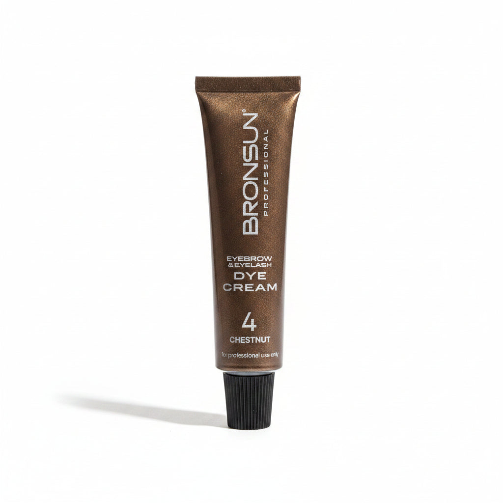 Bronsun Eyelash & Eyebrow Dye Cream -Chestnut#4